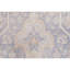 Hand Knotted Wool Area Rug in Gray And Dark Gray