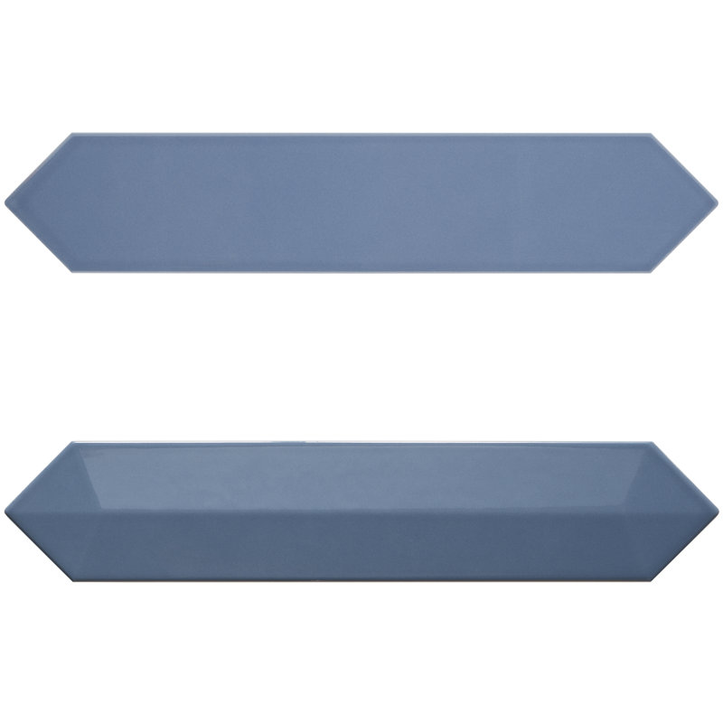 Lois 2.6" x 13" Ceramic Wall Tile, Blue