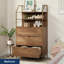 Commode de chambre à coucher avec tablettes International Lux