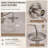 Contemporary Bathroom Vanity Light Fixture with Ribbed Clear Glass Globe Shades-461178566-461178569