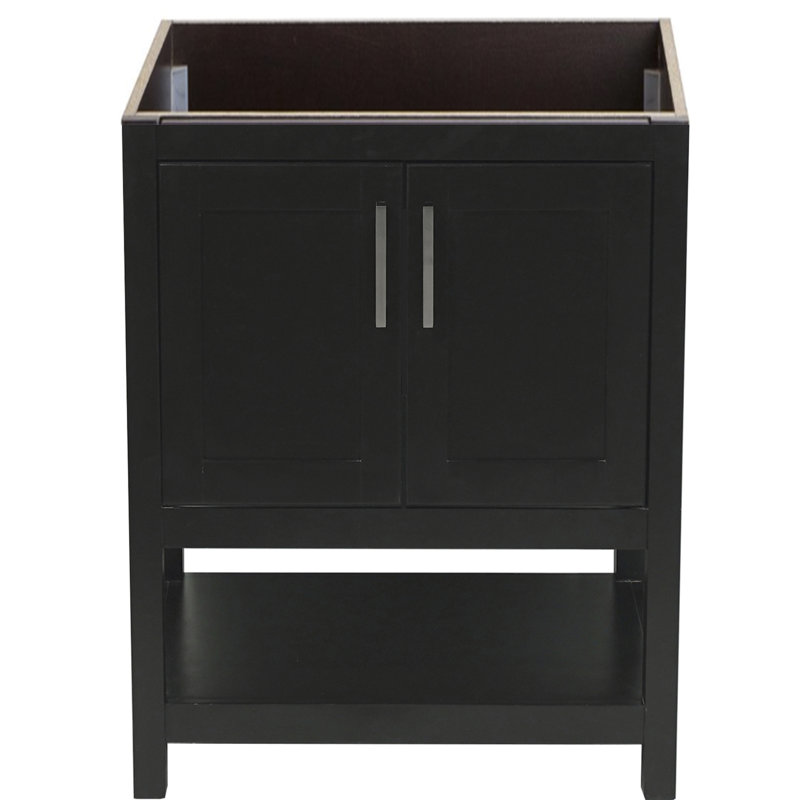 Base de meuble-lavabo simple 25 po Agu seulement, Espresso