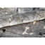 Abstract Area Rug in Silver/Charcoal/Gray