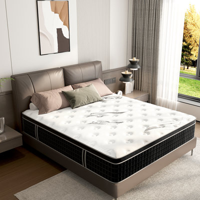 12" Full Medium Firm Hybrid Pocket Spring Memory Foam Mattresses In a Box