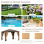 12 pi. L 10 pi. D Pavillon de jardin en acier