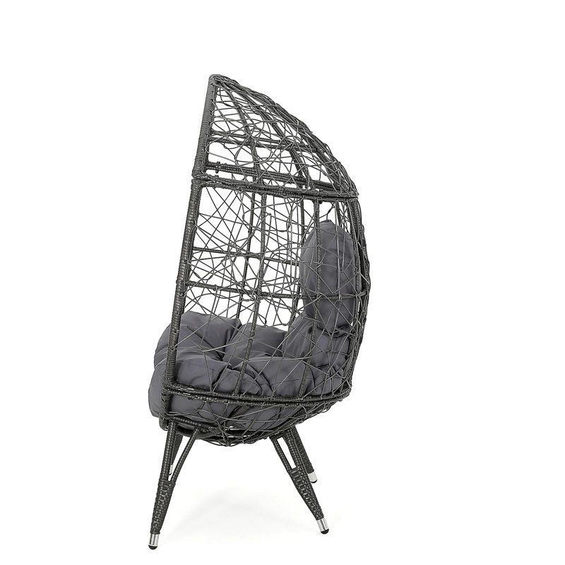 Gianni teardrop chair, Gray