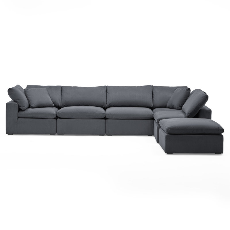 Canapé modulaire Calana, 6 morceaux, Coton Flannigan
