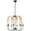 Lustre classique à 8 lumières de style bougie