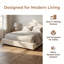 Structure de lit réglable pour grand / très grand lit avec coussin tapissier Cloud-129184822