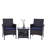 Leonard 2 - Person Patio Dining Set with Square Table , Cushions Included