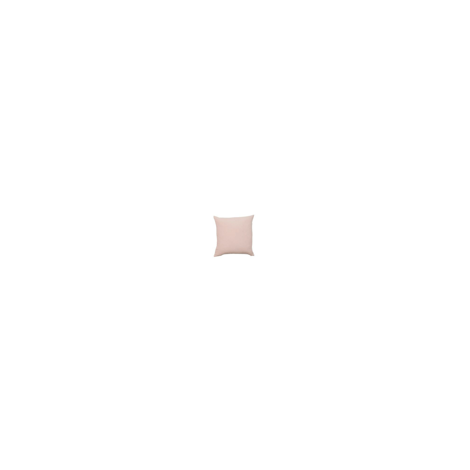 Simple Embroidered Linen Throw Pillow, Square 22", Blush