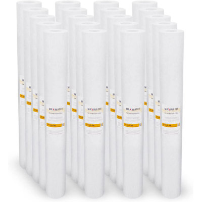 Max Water 20 inch x 2.5 inch, 5 Micron Replacement Sediment Water Filter Cartridge