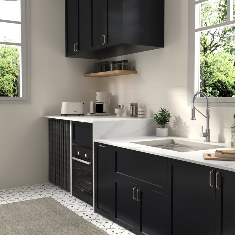 19.12 In. High Kitchen Faucet - Brushed Nickel, Providing Smooth Water Flow 19" Single Handle Modern And Functional