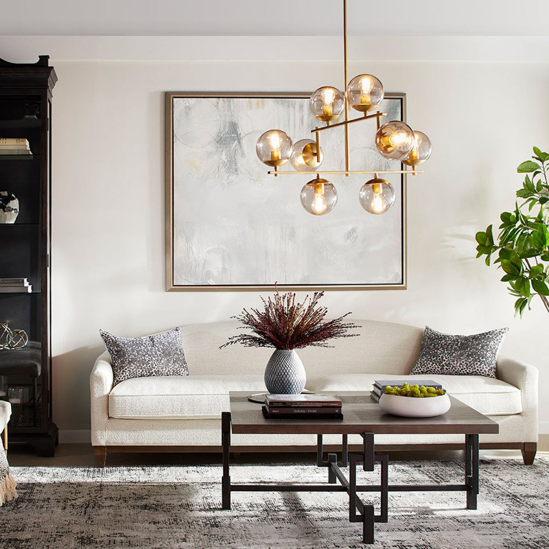 Elon Ceramic / Porcelain Decorative Bowl, 3.5" H x 13.5" W x 13.25" D