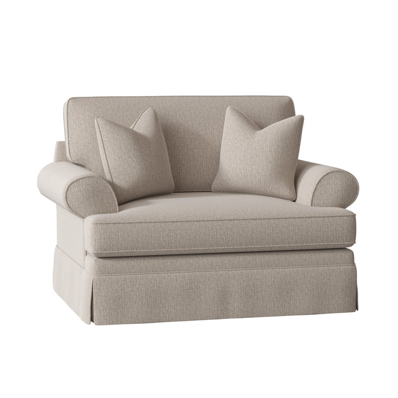 Fauteuil Brookner, Tissage natté lin Drusky Sustain®