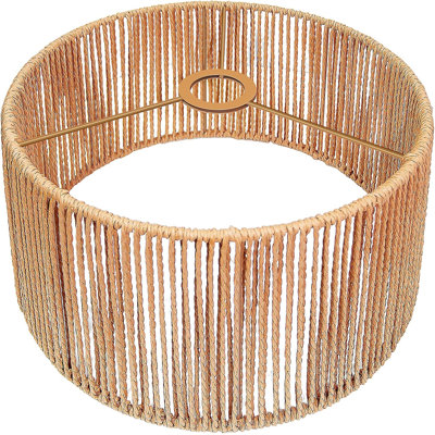 Hanging Light Rattan Lamp Shades Boho Lamp Shade 12.6in x 6.7in