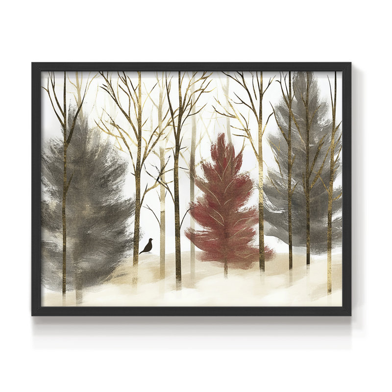Chirstmas Art-CLVI -Framed Print - Restickable, 8" H x 10" W, Black