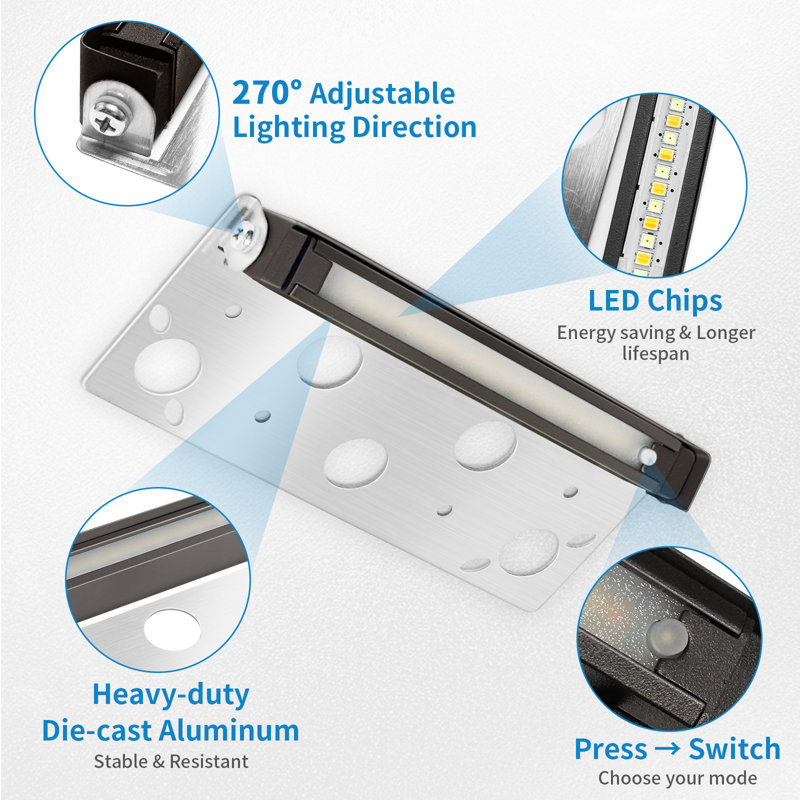 7" Multi-Color LED Hardscape Step Light Low Voltage