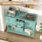 42" Vintage Entryway Table & Console Table with 2 Drawers, 2 Doors and Storage Shelf-1487419838