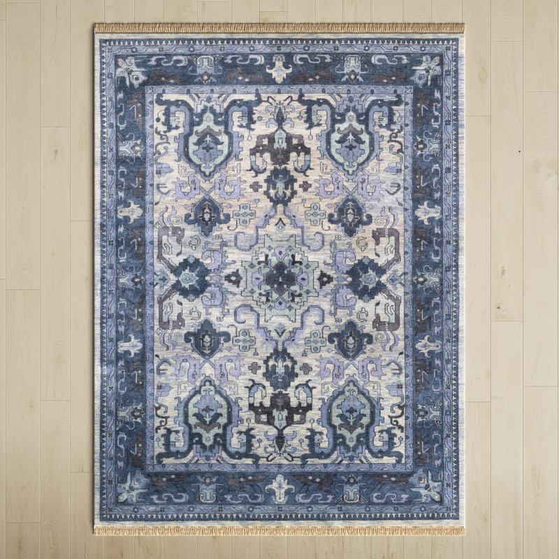 Mulane Oriental Indoor Rug, Rectangle 3'9" x 5'9"