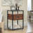 Audrinah 15.7'' W Metal Nightstand-665052352