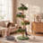 Solid Wood Cat Tree, 59.06" Tall Cat Tower for Multi-Cats