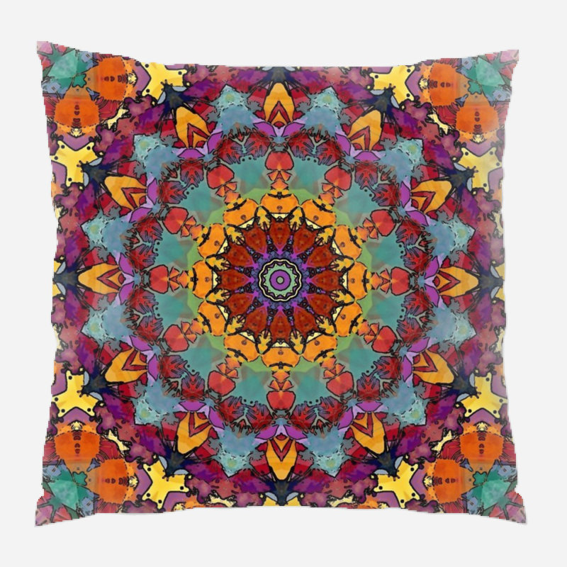 Rundle Reversible Throw Pillow, Indoor