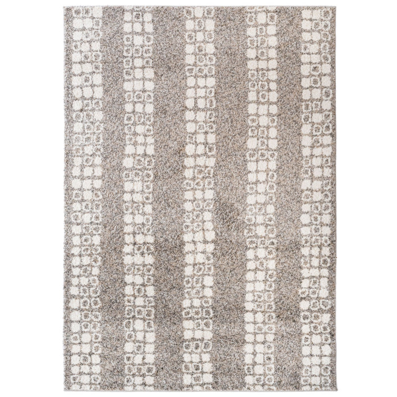 Lakshay Striped Indoor Rug, Rectangle 5' x 8'