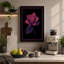 Lotus in Magenta Botanical - Wrapped Canvas-211344628-211344634