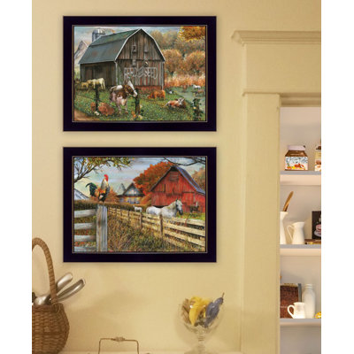 August Grove® "Feed & Seed" Framed Wall Art For Living Room, Wall Art Print For Home Decor, Bedroom Wall Art By Ed Wargo
