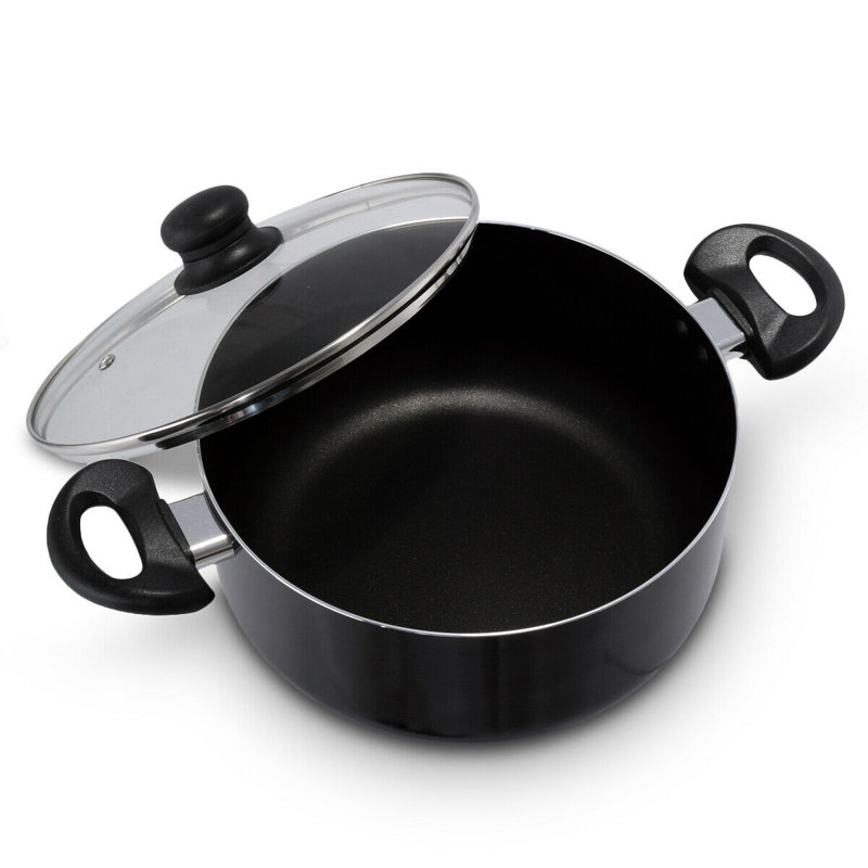 Daigle 16 - Piece Non-Stick Aluminum Cookware Set