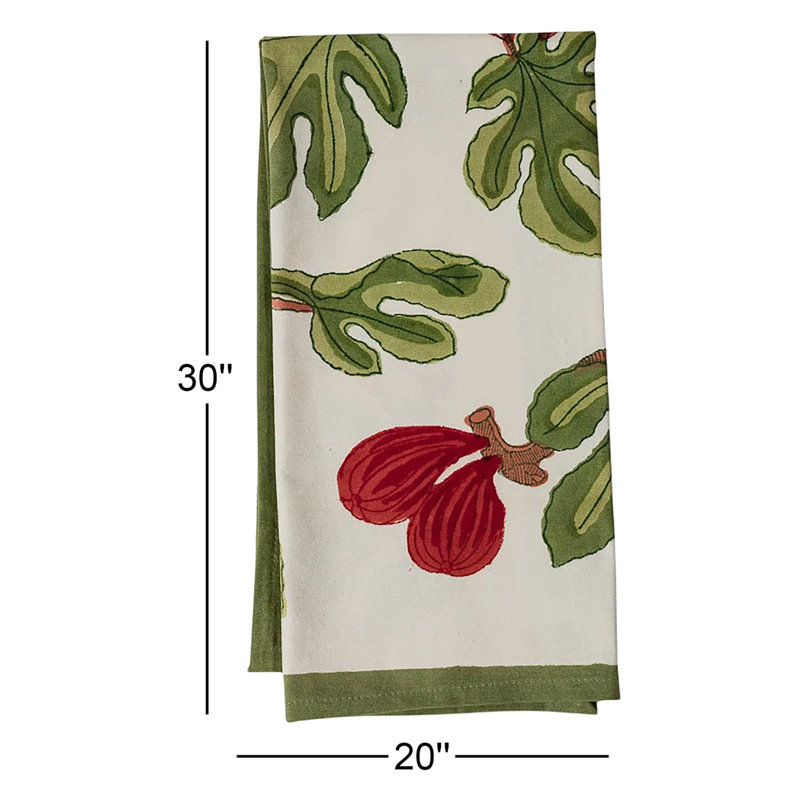 Torchon Debarata, Vert/rouge