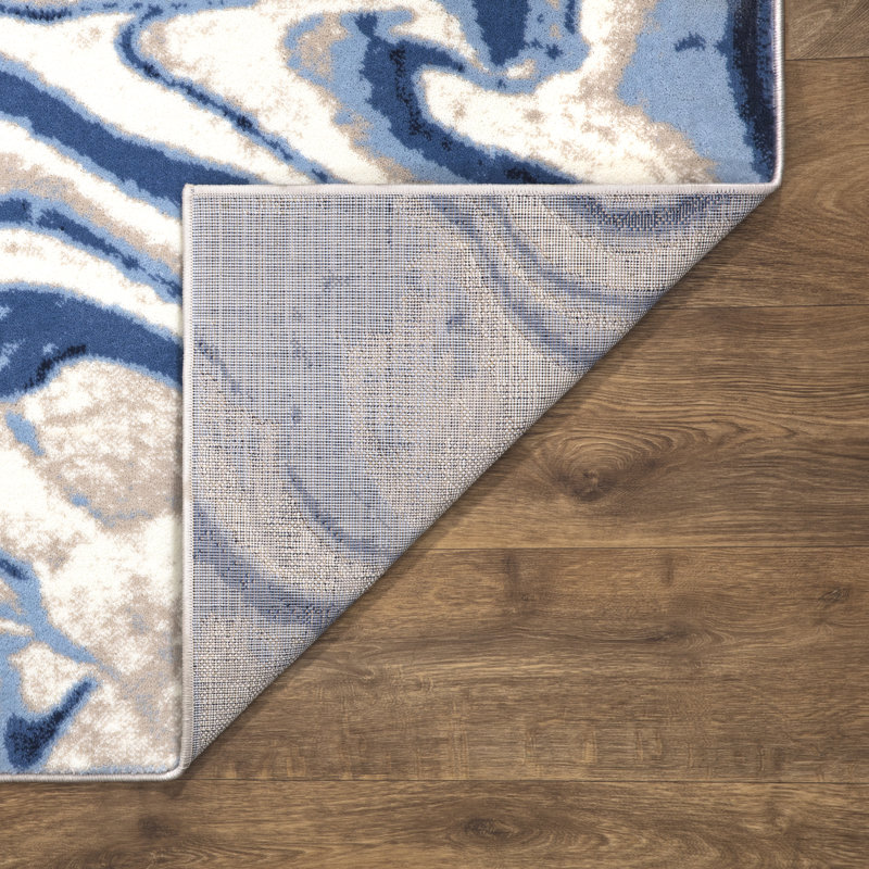 Abstract Indoor Rug, Rectangle 4' x 6'