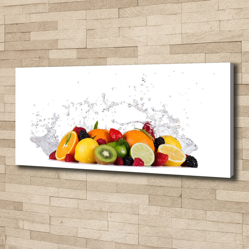 Fruit And Water - Wrapped Canvas Print