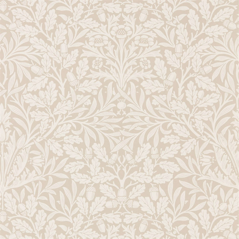 Pure Acorn Wallpaper, Linen/Ecru