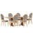 Holli 6-Person Extendable Trestle Dining Set-796021472