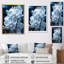 «Walta Blue White Flower Field Pearlescent Orchids», reproduction d'art sur toile encadrée-1565152854-1565152878
