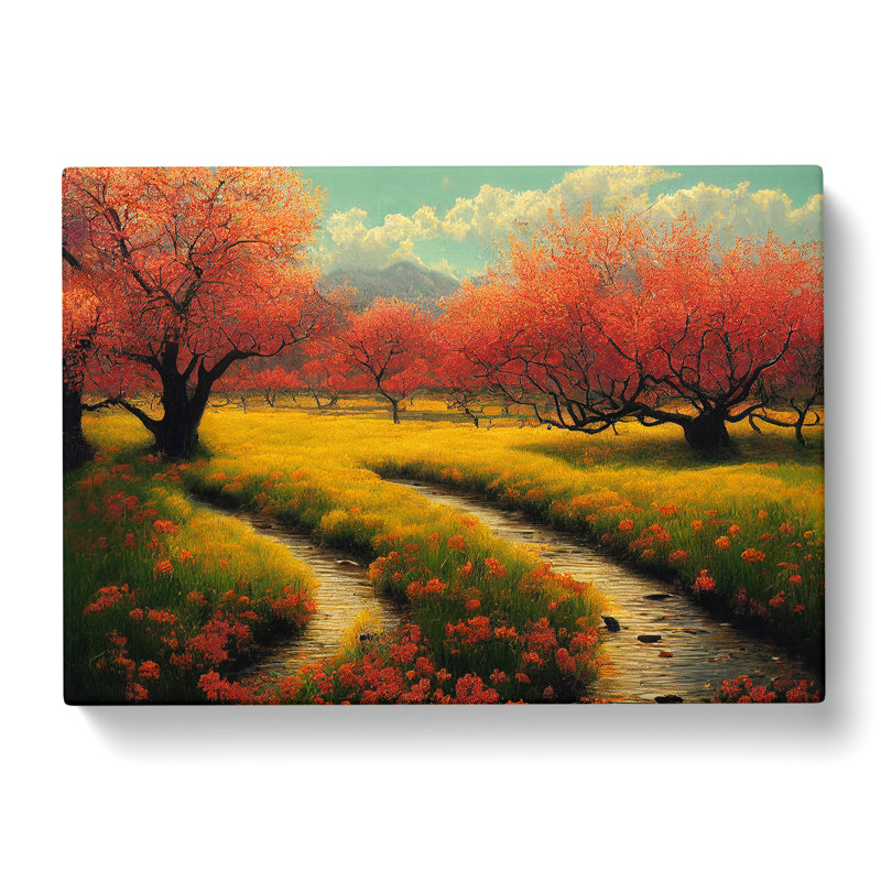Refined Spring Forest - Wrapped Canvas