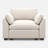 Knopp Velvet Comfort Rest Single Sofa-795805012