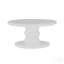 Table de bout en pavé moderne avec finition ultrabrillante et bords arrondis sécuritaires, pour les intérieurs contemporains.-1972311851-1972311850