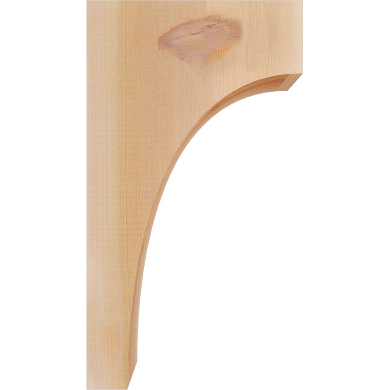 Huntington Corbel, H 18 po x l 3,5 po x P 10 po, Lisse, Cèdre rouge