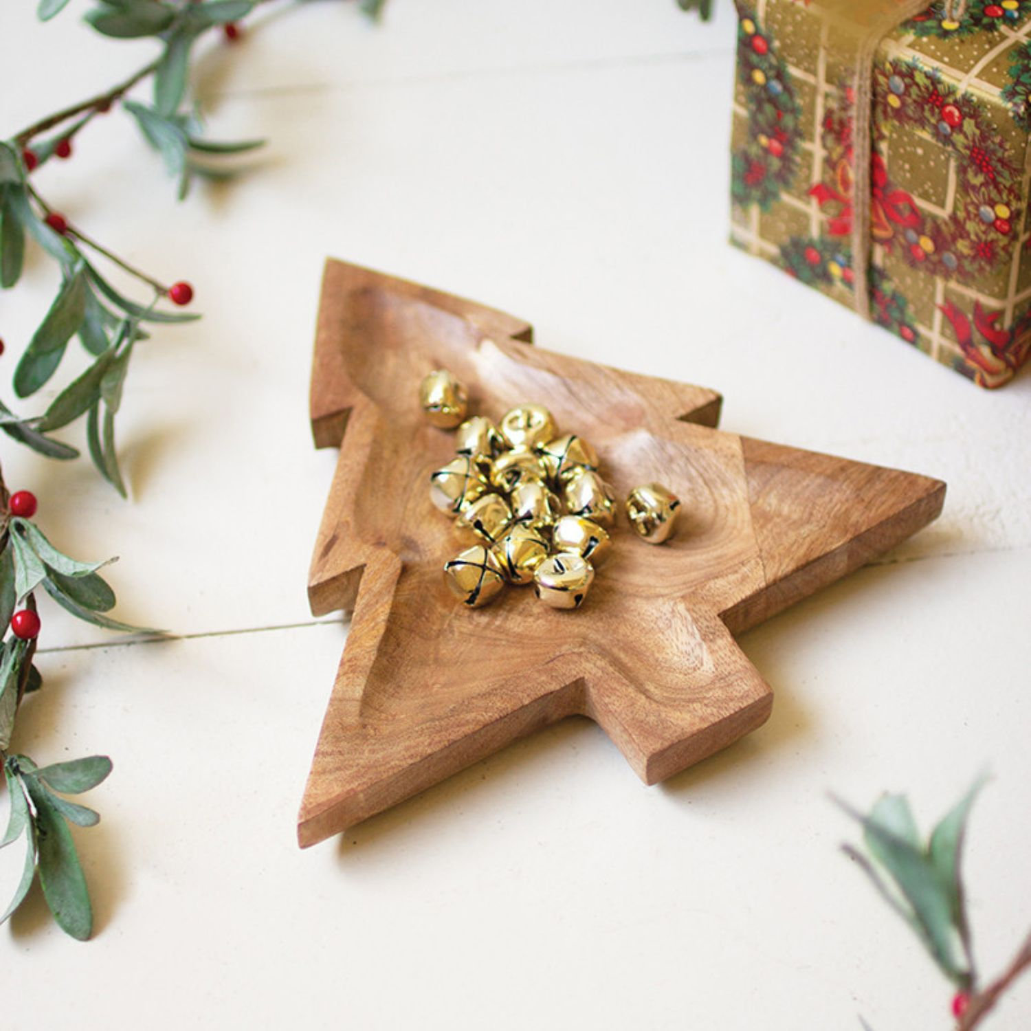 Sakina Christmas Tree Platter