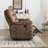 Dartee 63.8" Wide Modern And Super Soft Microfiber Upholstered Manual Loveseat with Soft Pillow Top Arms(Set Of 2)-120234887