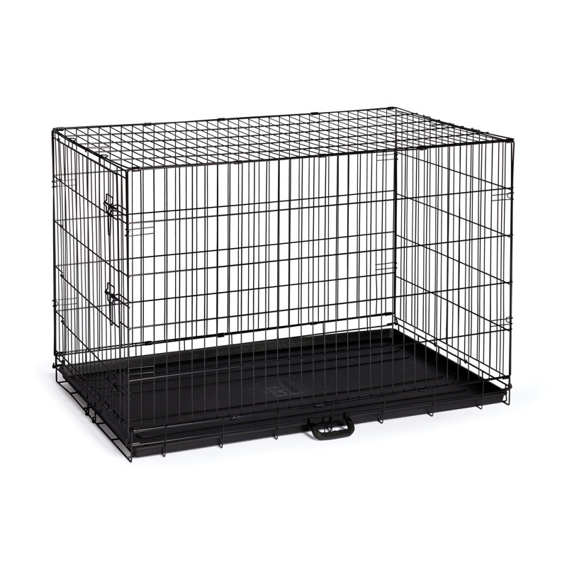 Extra Large Black Heavy-Duty Wire Dog Crate