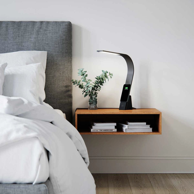 LED Desk Table Lamp, Black