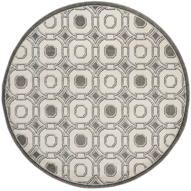 Thornbury Performance Geometric Rug, Round 7'