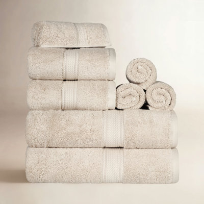 Renata 8-Piece Egyptian Cotton Towel Set