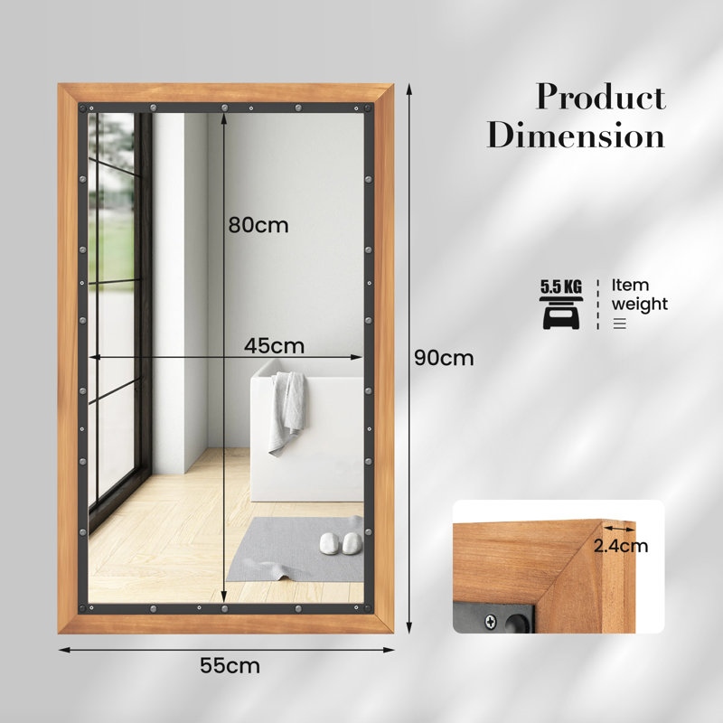 Hany Rectangle Mirror