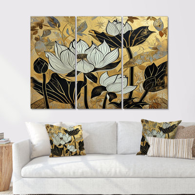 Anthony - ensemble d'art mural Lotus