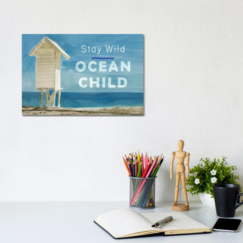 Ocean Child by Stellar Design Studio - Print on Canvas, Wrapped Canvas, 101.6 cm H x 66.04 cm W x 1.91 cm D