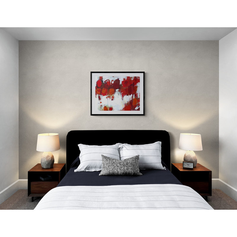 Fire And Ice Print by Elizabeth Chapman, Black Framed Paper, 25.25" H x 31.25" W